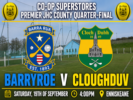 Hurling Championship Fixture - County QF