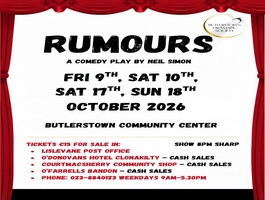 Butlerstown Dramatic Society presents...