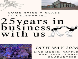 Congrats to Ger & Mags on 25 Years in Business!
