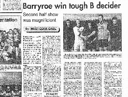 Club Archives: Juniors Win B Football