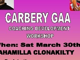 Carbery GAA Coaching Workshop