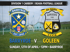 Carbery Football League Division 1 Fixture