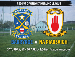Red FM Division 7 Hurling League Fixture
