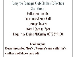 Annual Clothes Collection Fundraiser